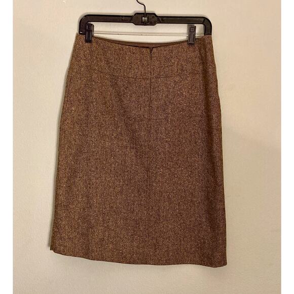 Calypso Cristianne Celle Wool Tweed Pencil Straight Skirt Classic Elegance ~Sz M - Picture 5 of 8